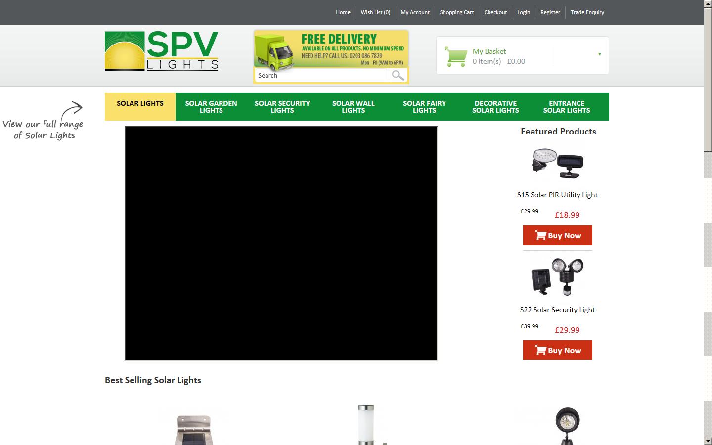 SPV Lights Website