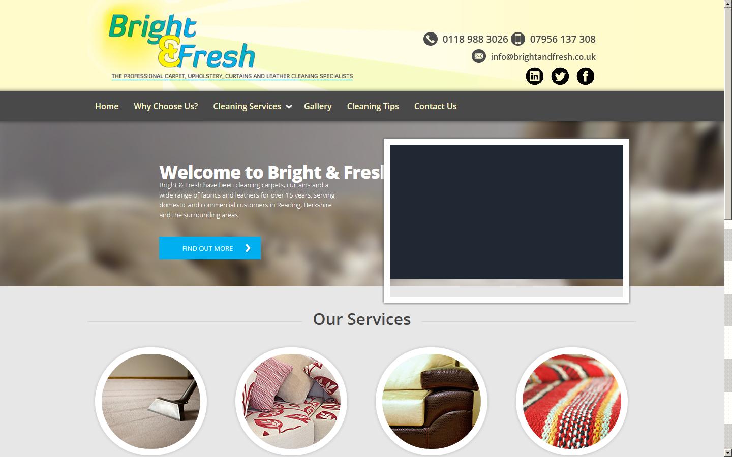 Bright & Fresh Website