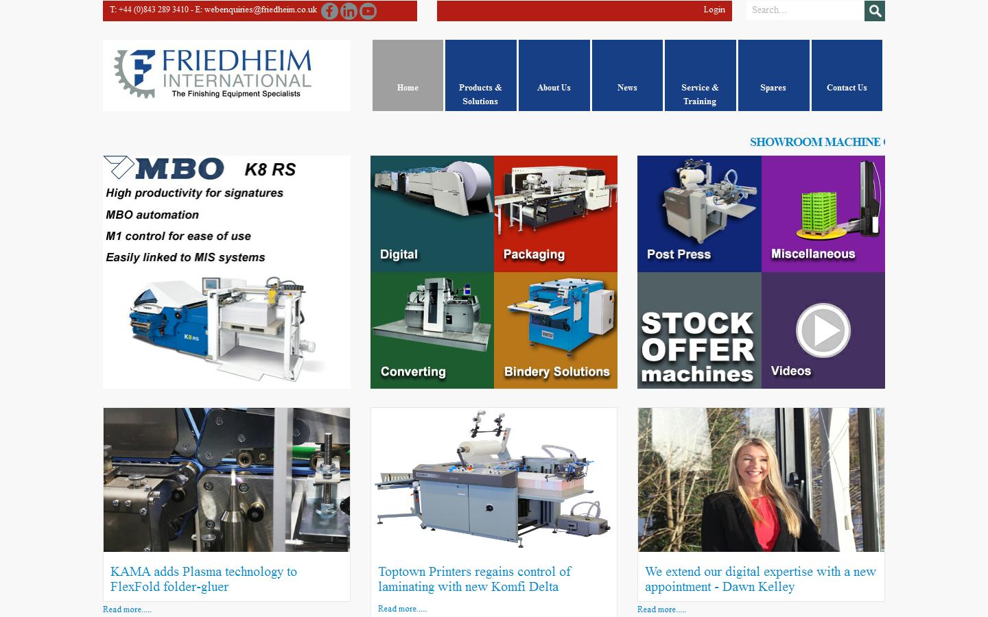Friedheim International Website