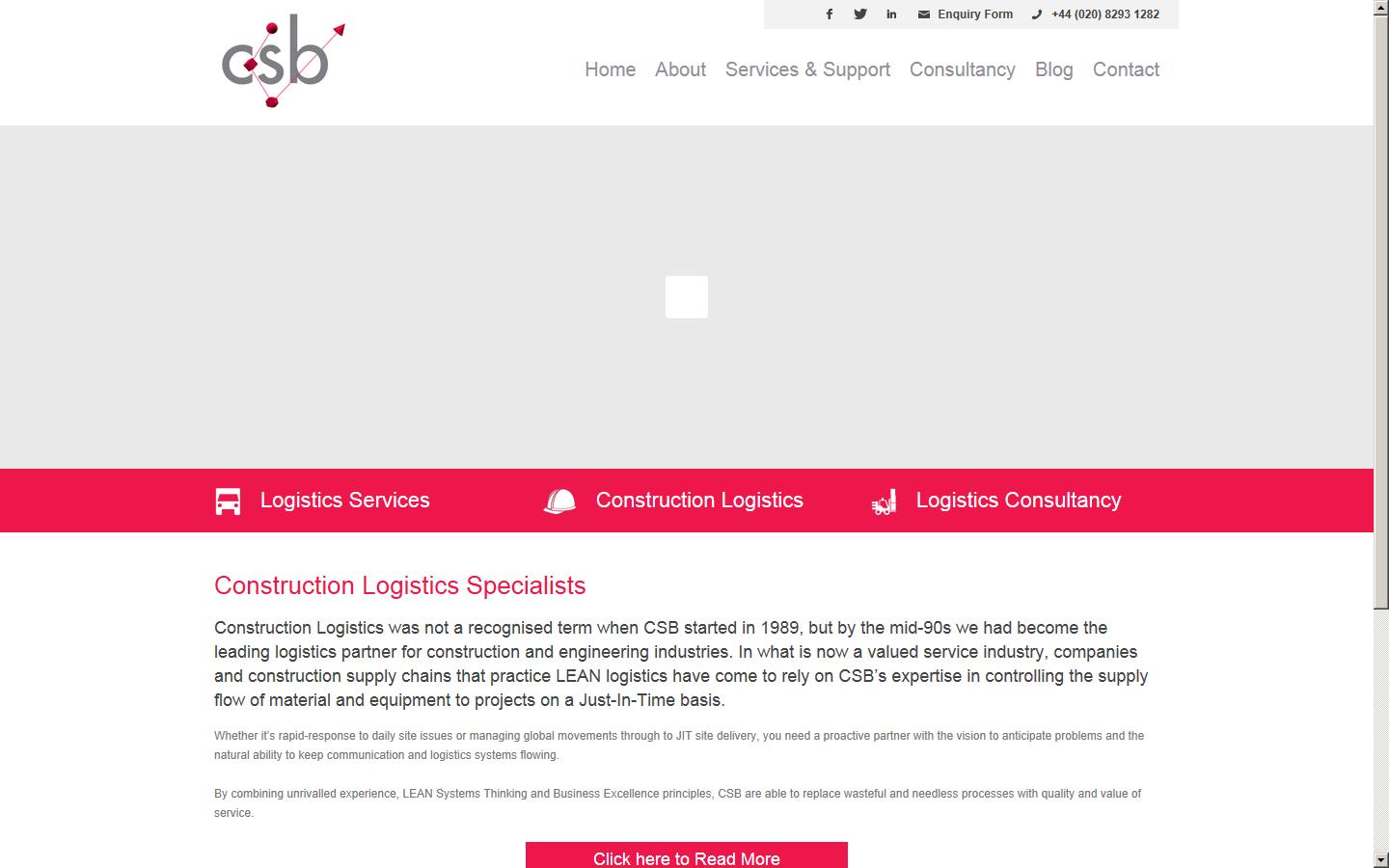 CSB Logistics Website