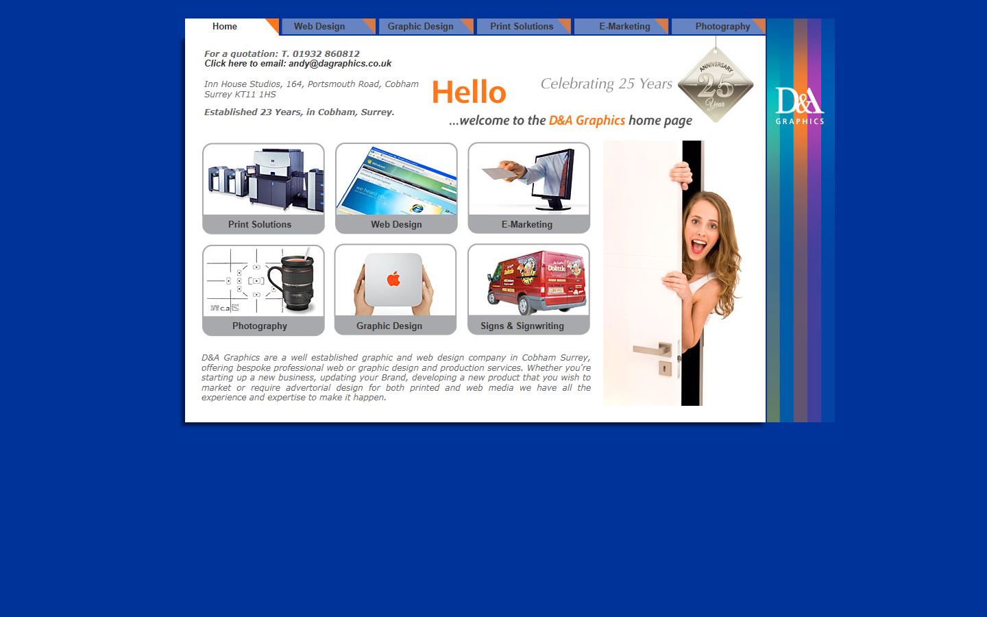 D&A Graphics Website