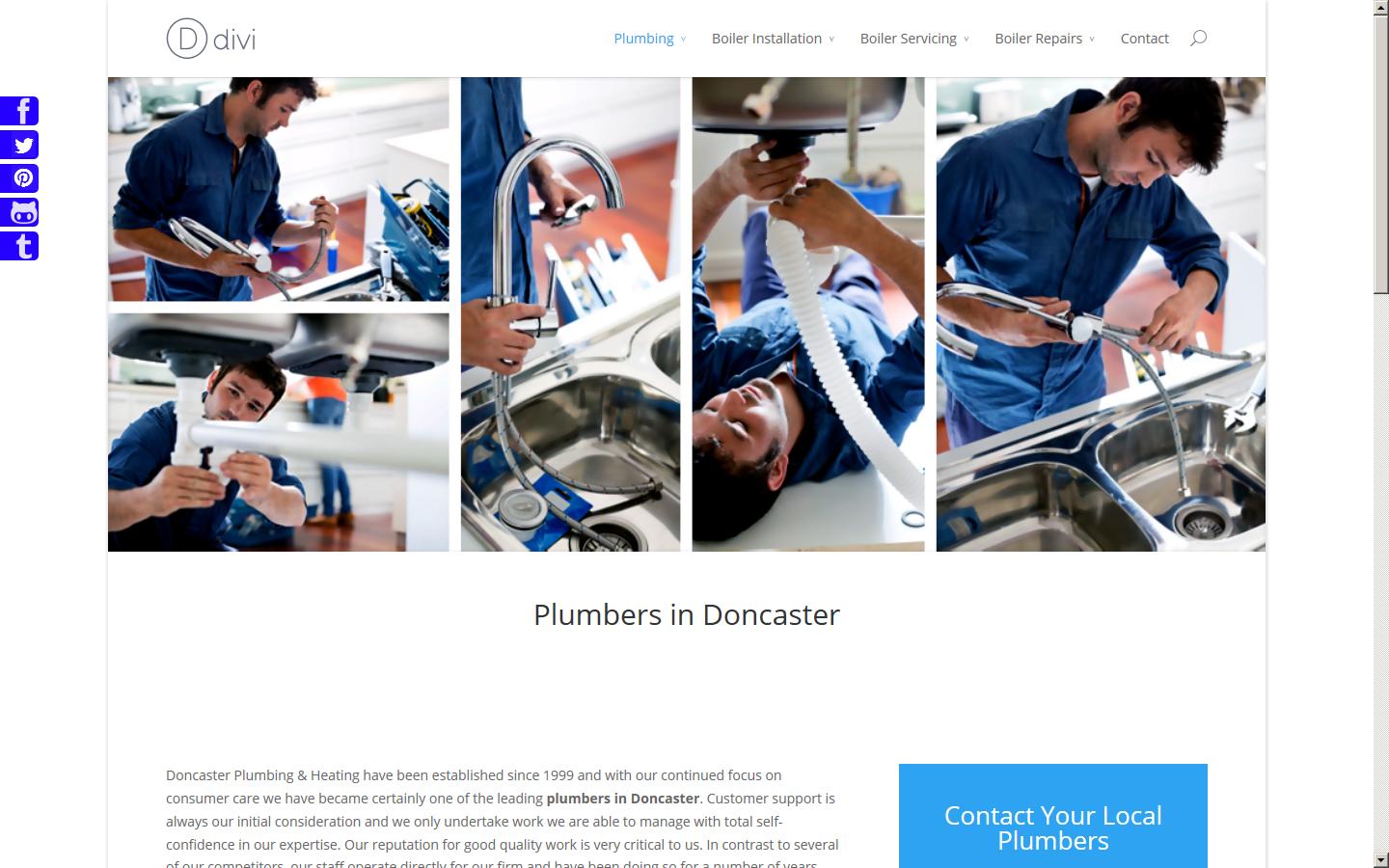 Doncaster Plumbing & Heating Ltd Website