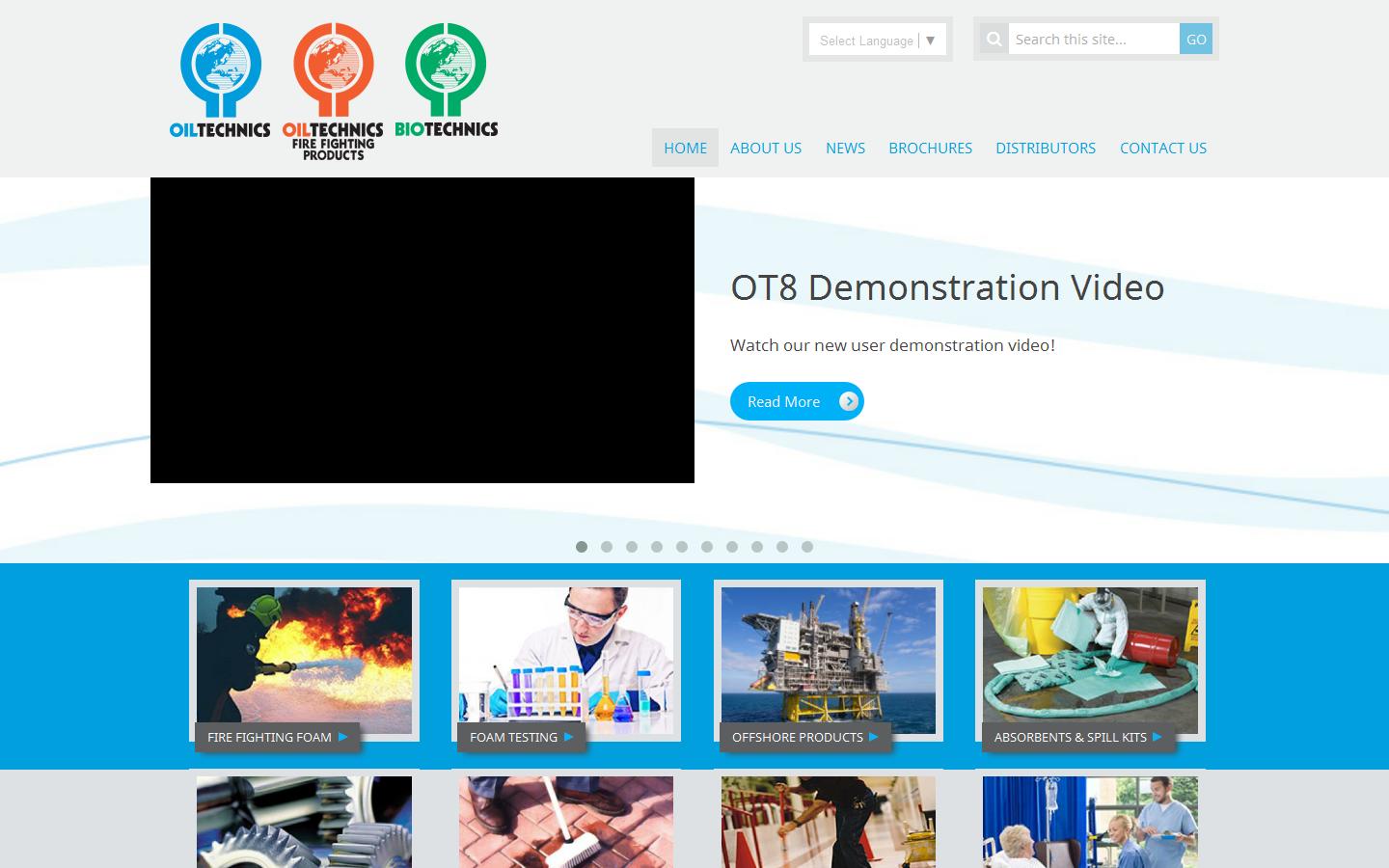 Oil Technics Ltd Website