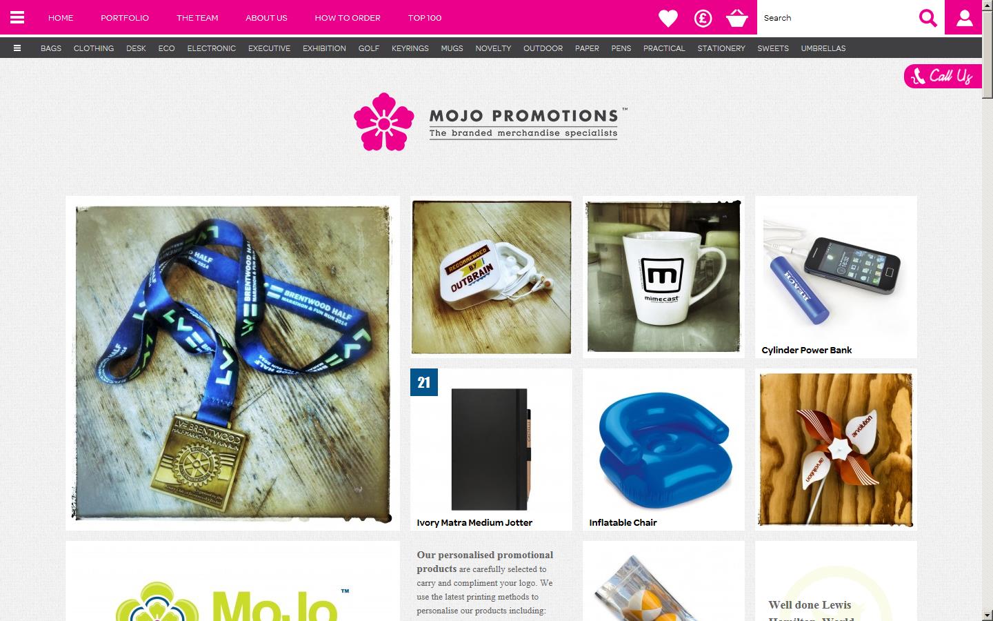 MoJo Promotions Website