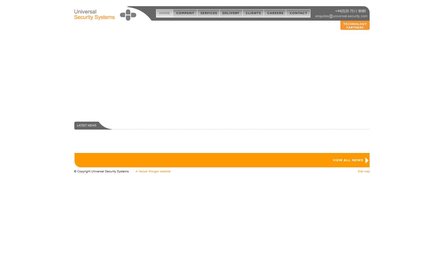 Universal Security Systems Website