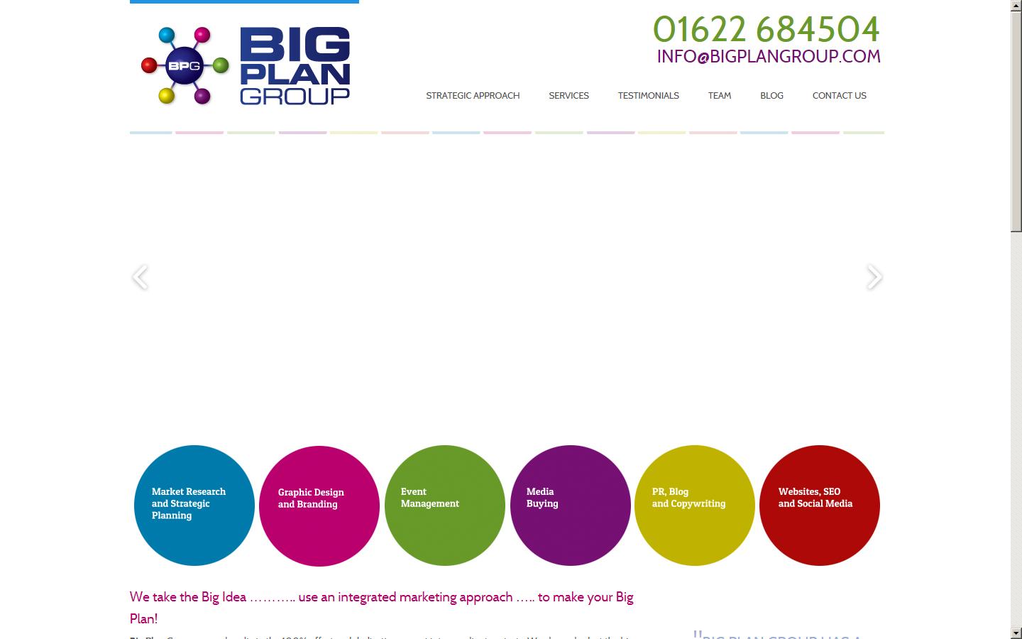 Big Plan Group Website