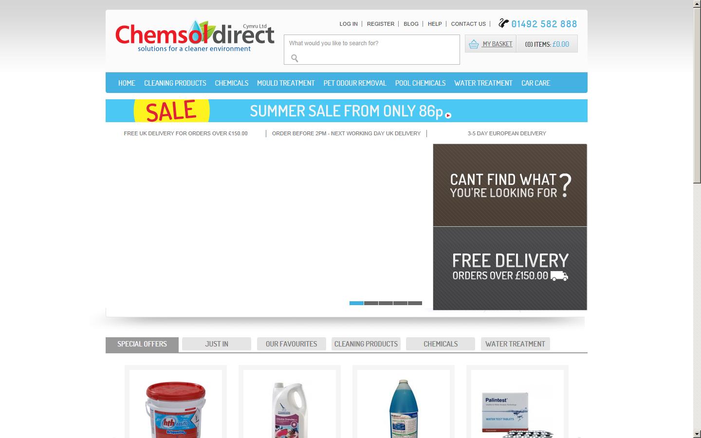Chemsol Direct Website
