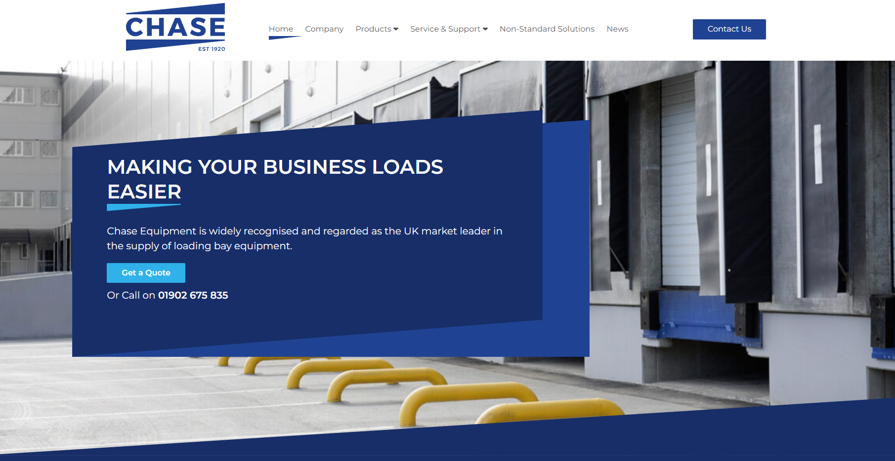 Chase Equipment Ltd Website