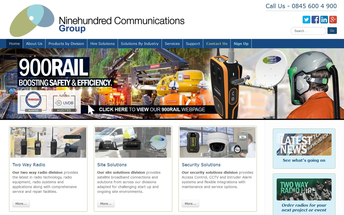 Ninehundred Communications Website