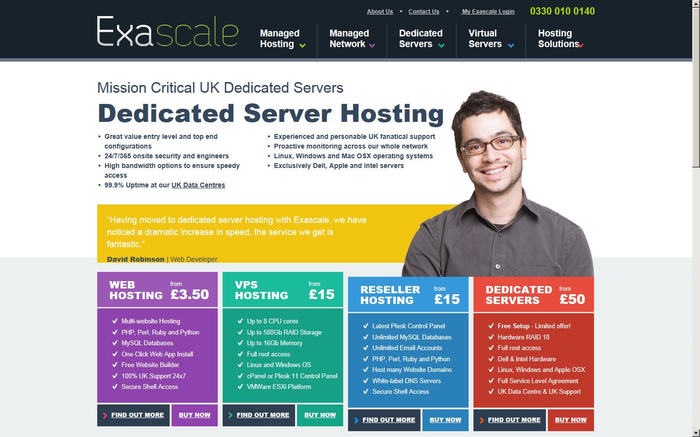 Exascale Ltd Website