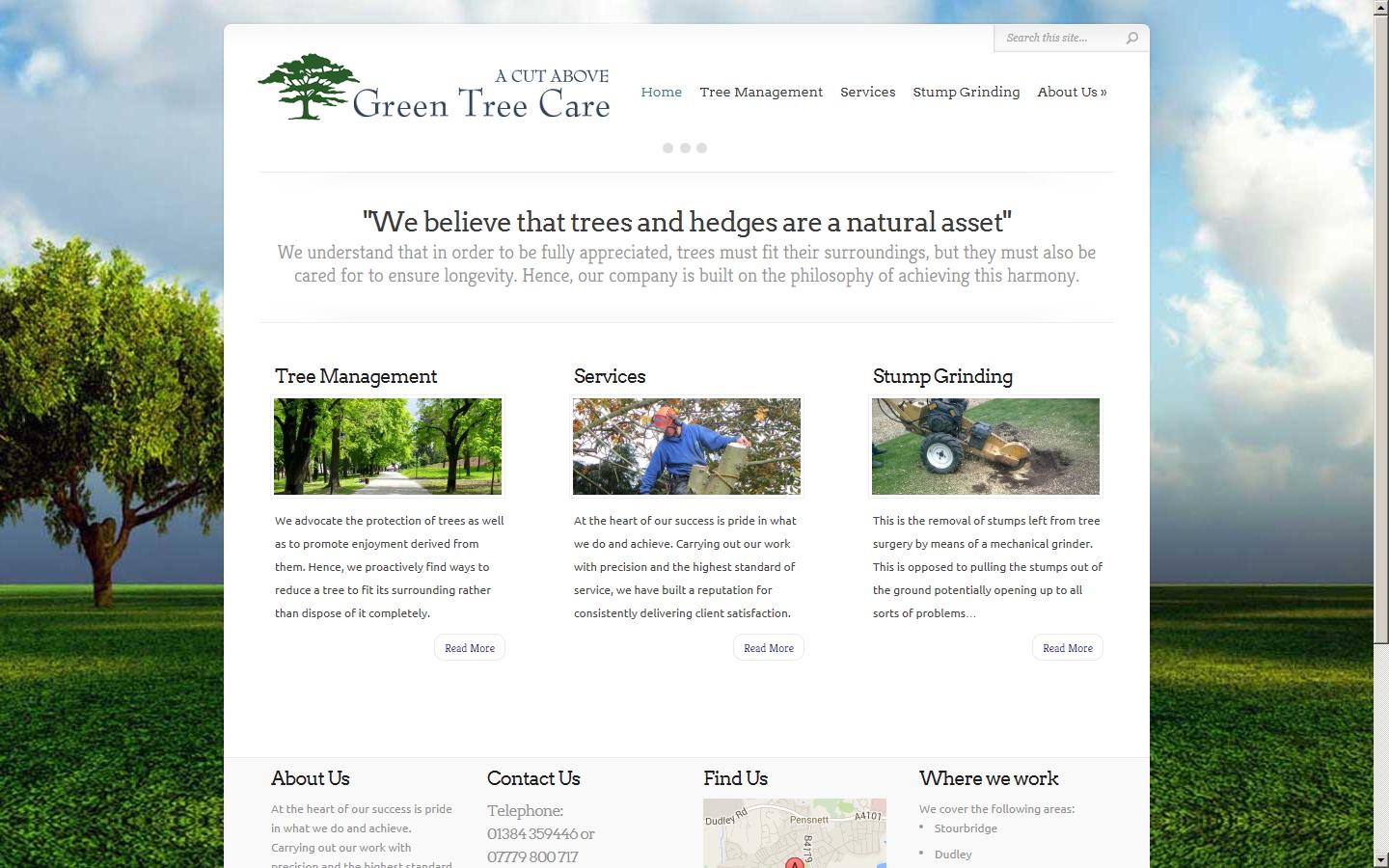 Green Tree Care Ltd Website