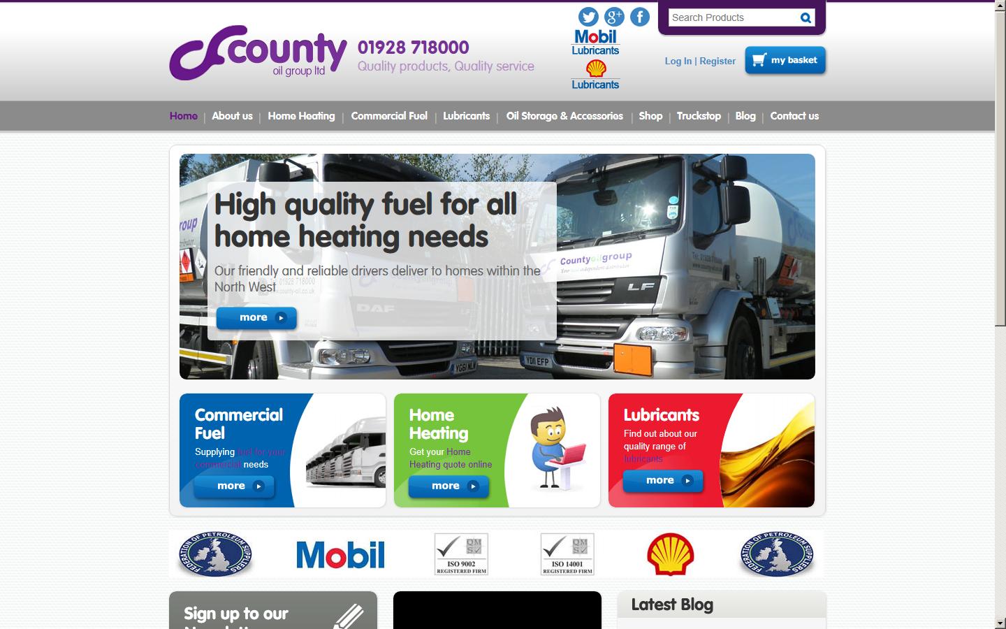 County Oil Group Website