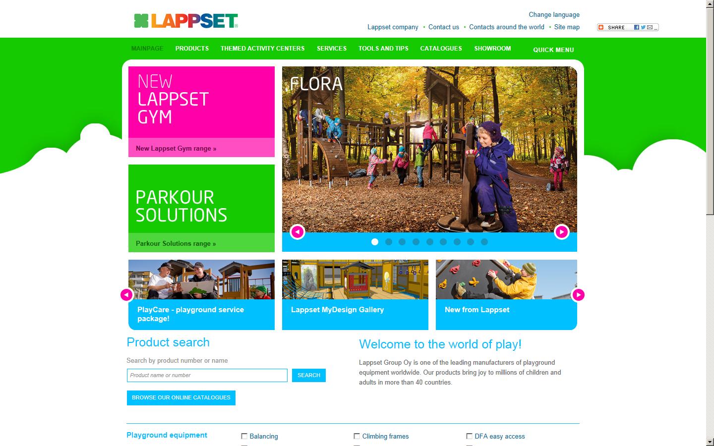 Lappset Website