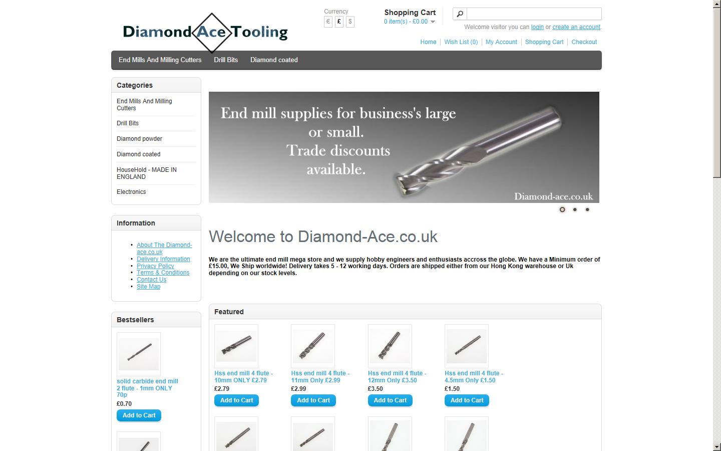 Diamond Ace Tooling Website