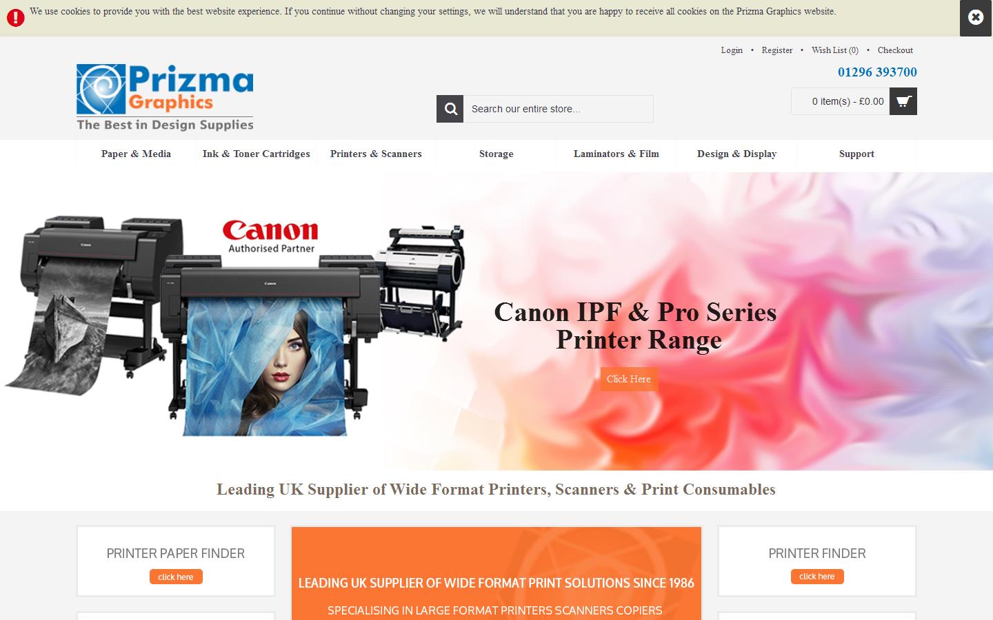 Prizma Graphics Website