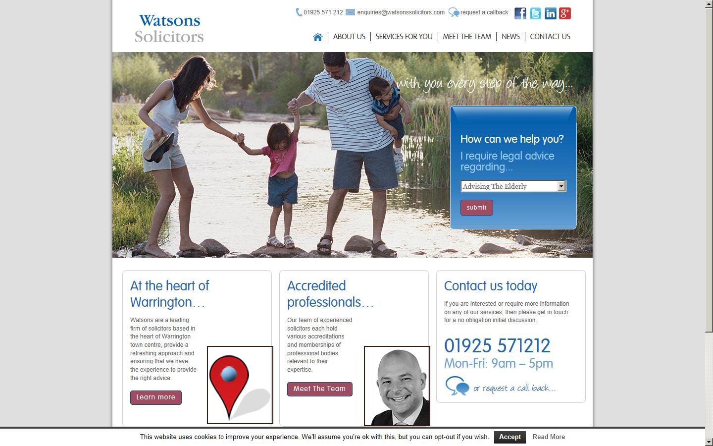 Watson Solictors Website
