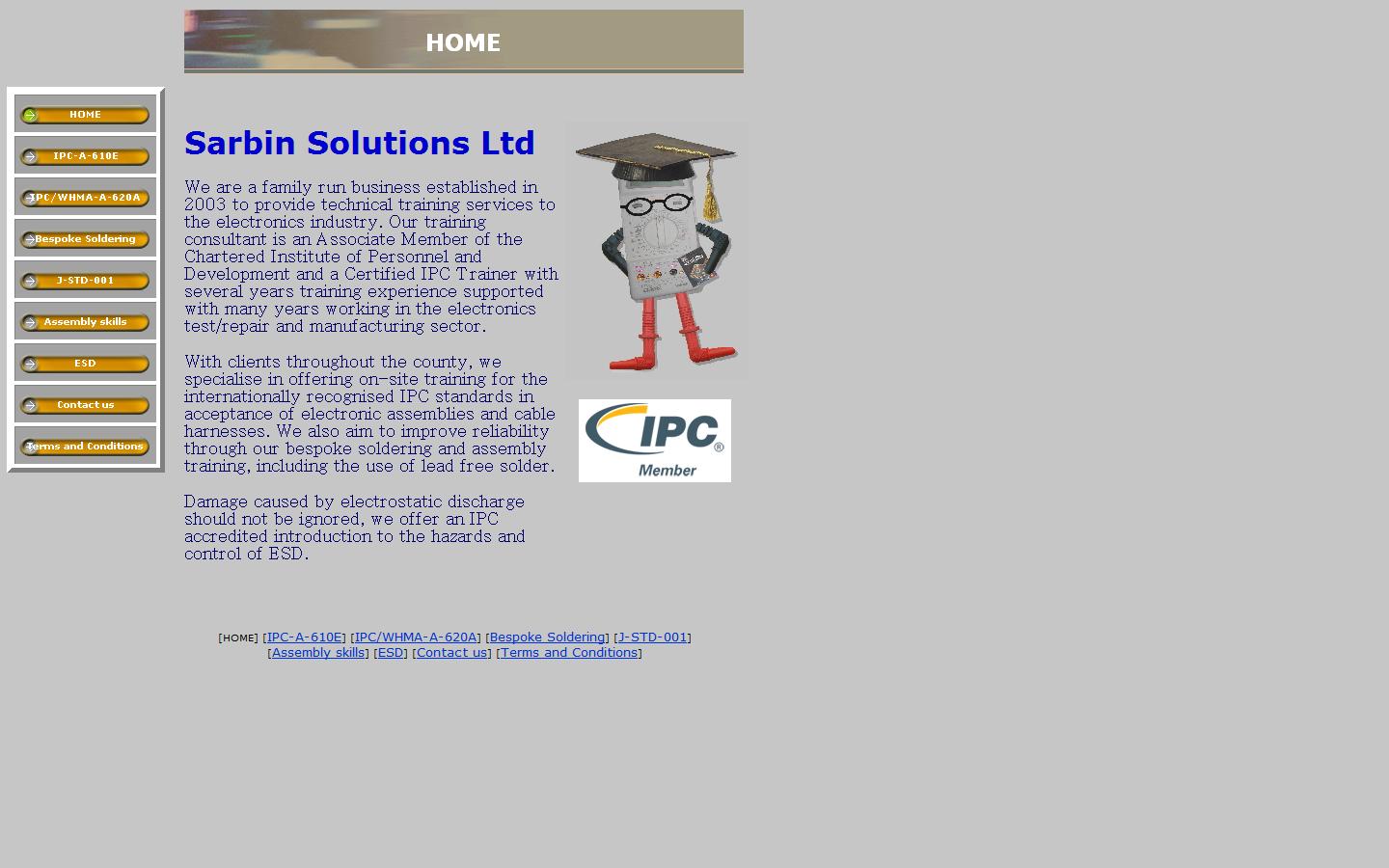 Sarbin Solutions Ltd Website