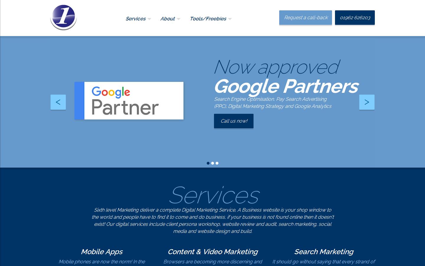 6th Level Marketing Website