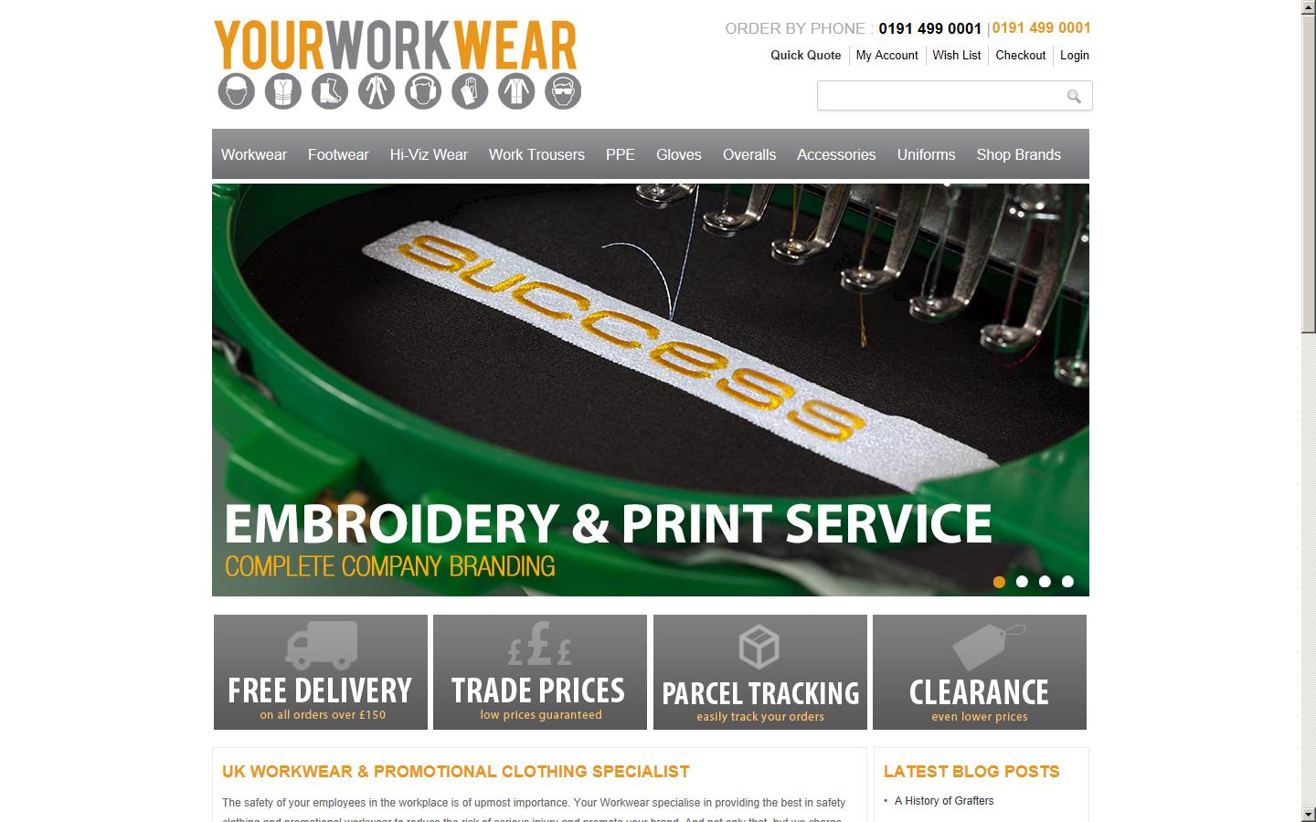Your Work Wear Website