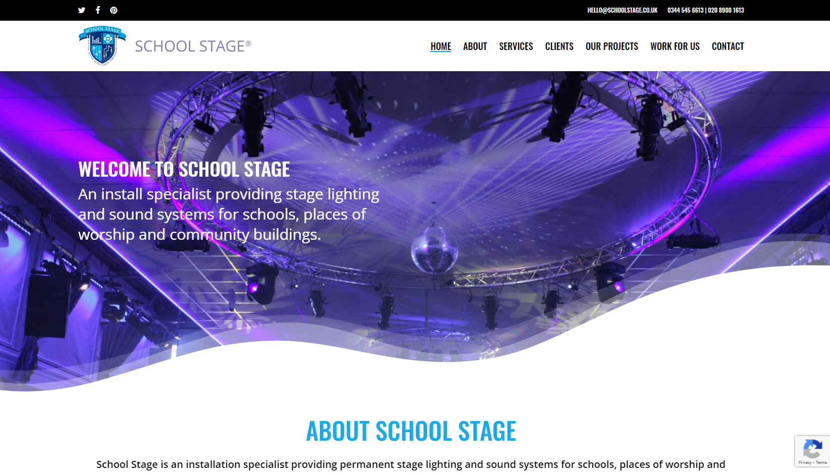 School Stage Website