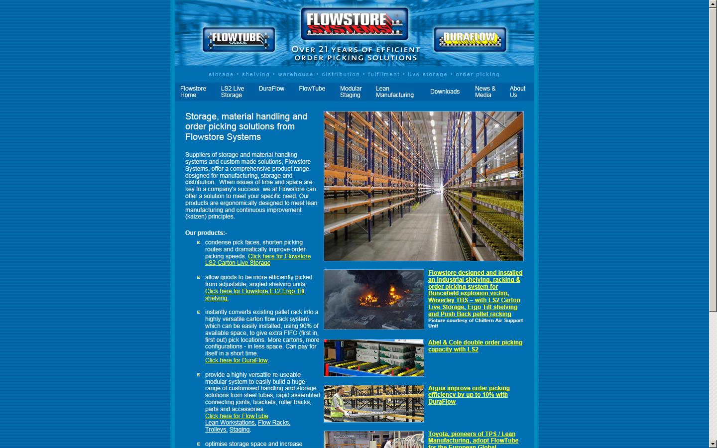 Flowstore Systems Website