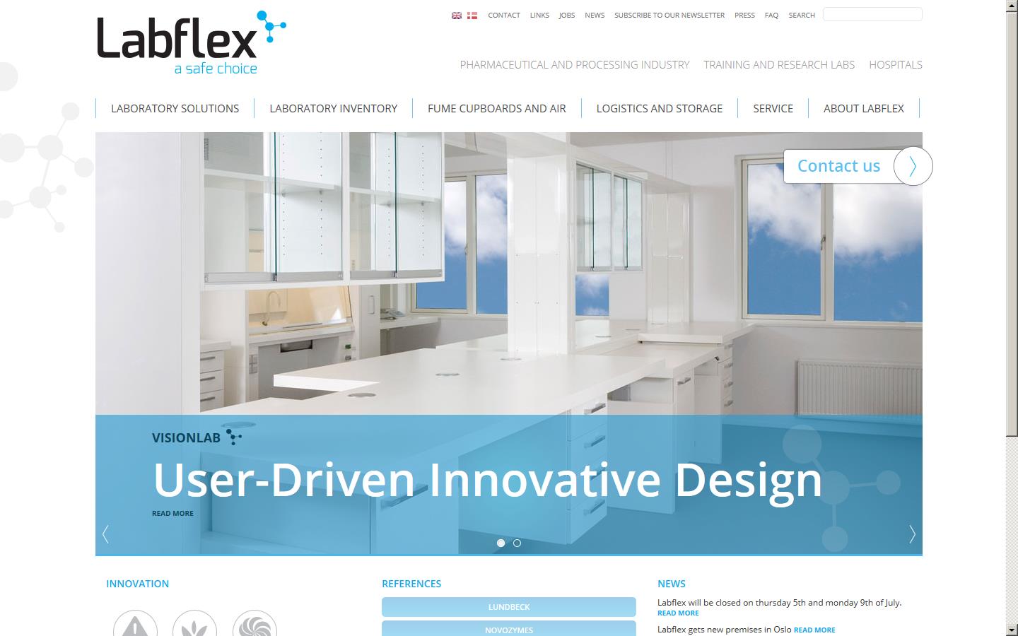 Labflex Website