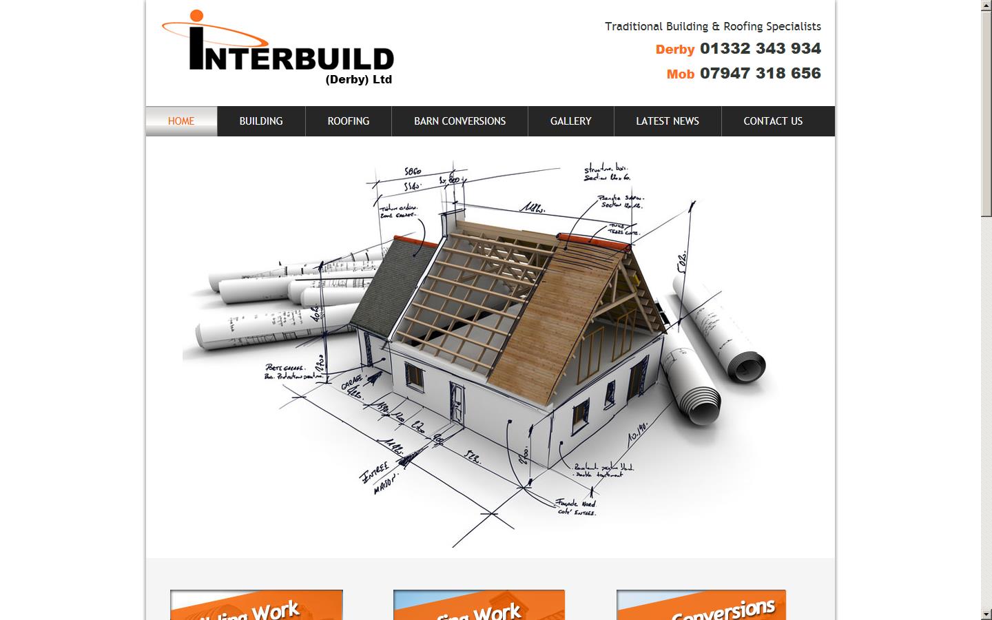 Interbuild (Derby) Ltd Website