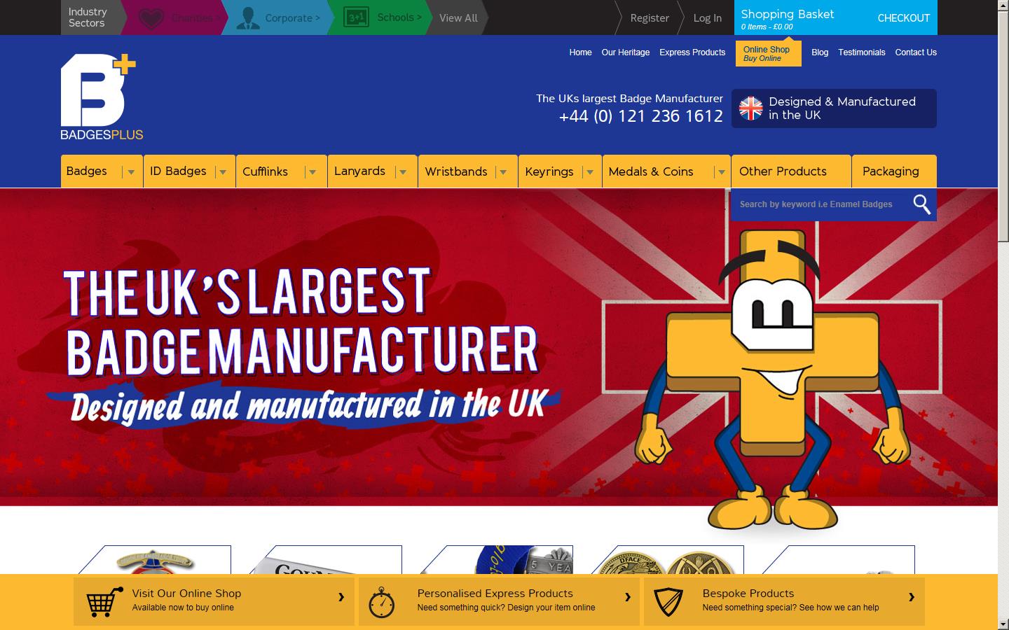 Badges Plus Ltd Website