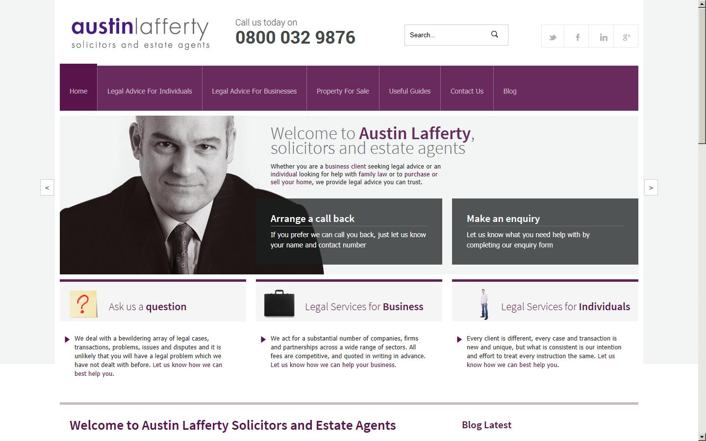 Austin Lafferty Ltd Website