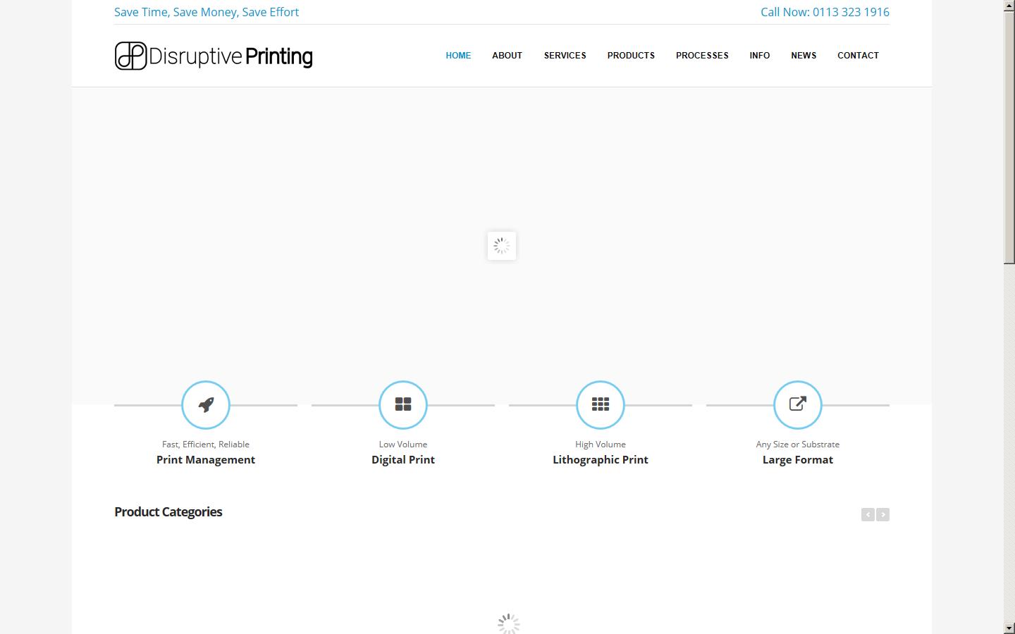 Disruptive Printing Website