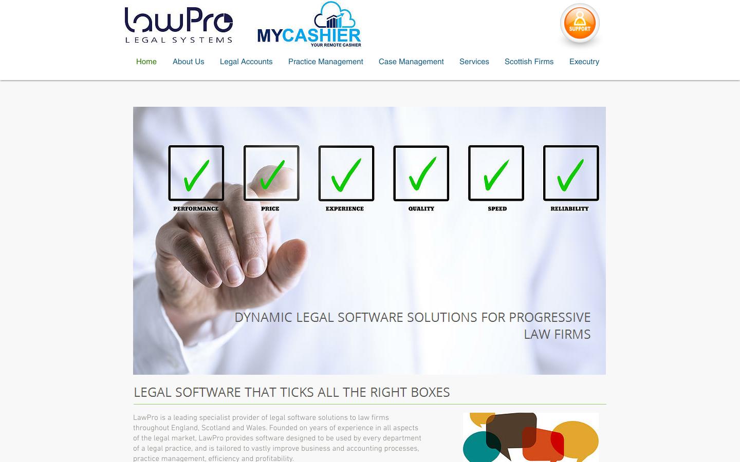 LawPro Legal Systems Website