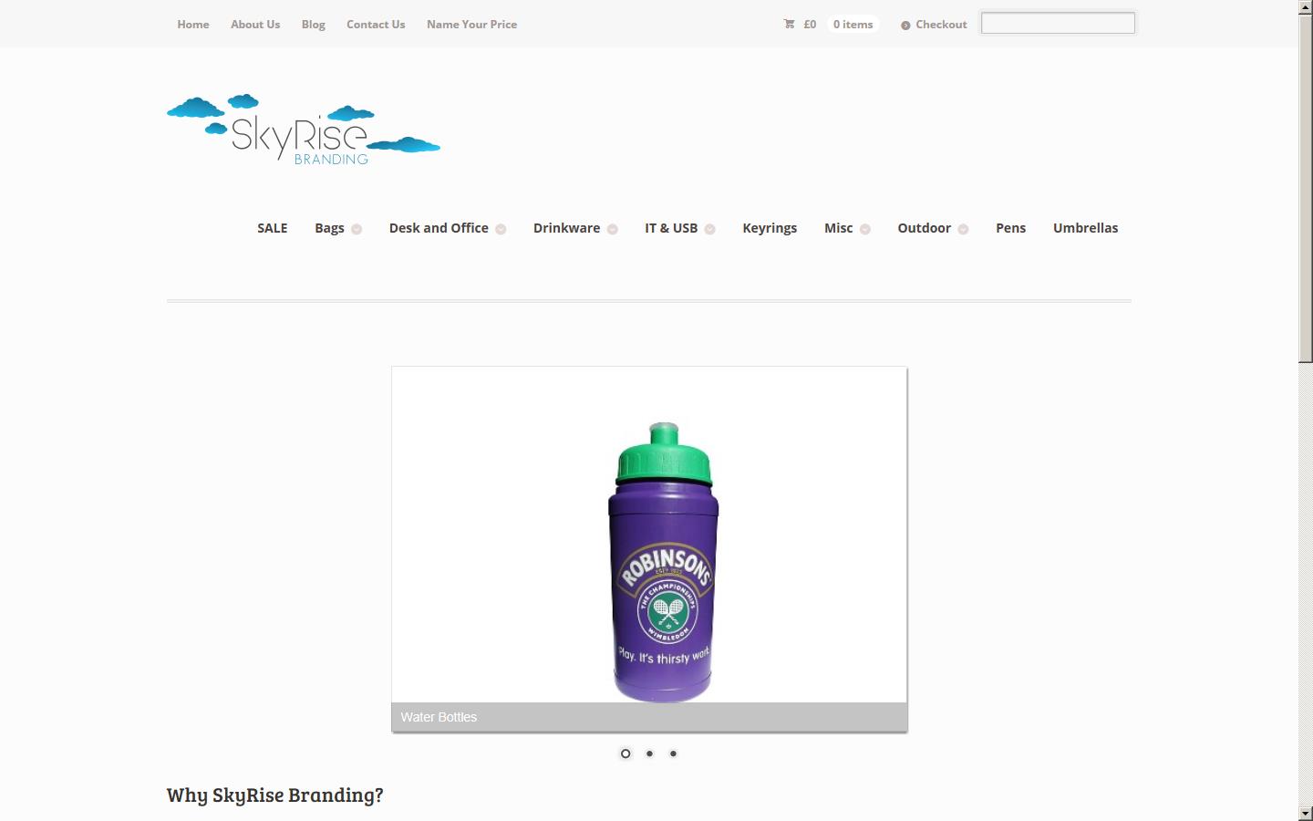 Skyrise Branding Ltd Website