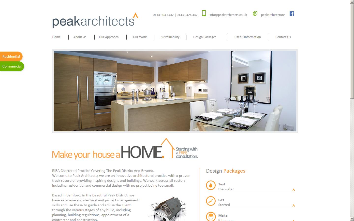 Peak Architects Website