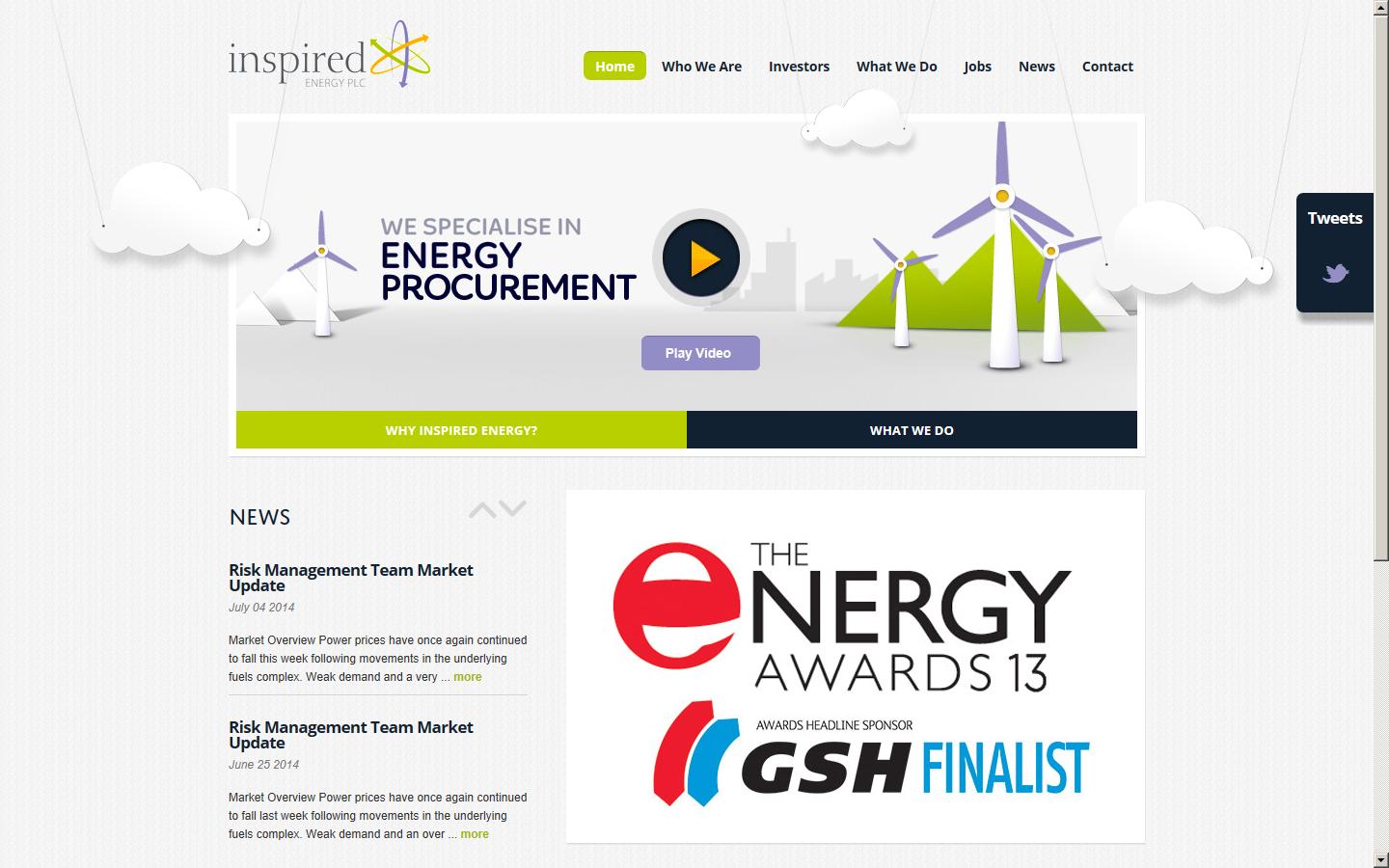 Inspired Energy Website