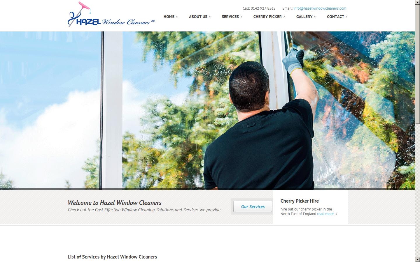 Hazel Window Cleaners Website