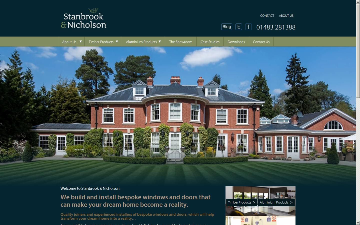 Stanbrook & Nicholson Website