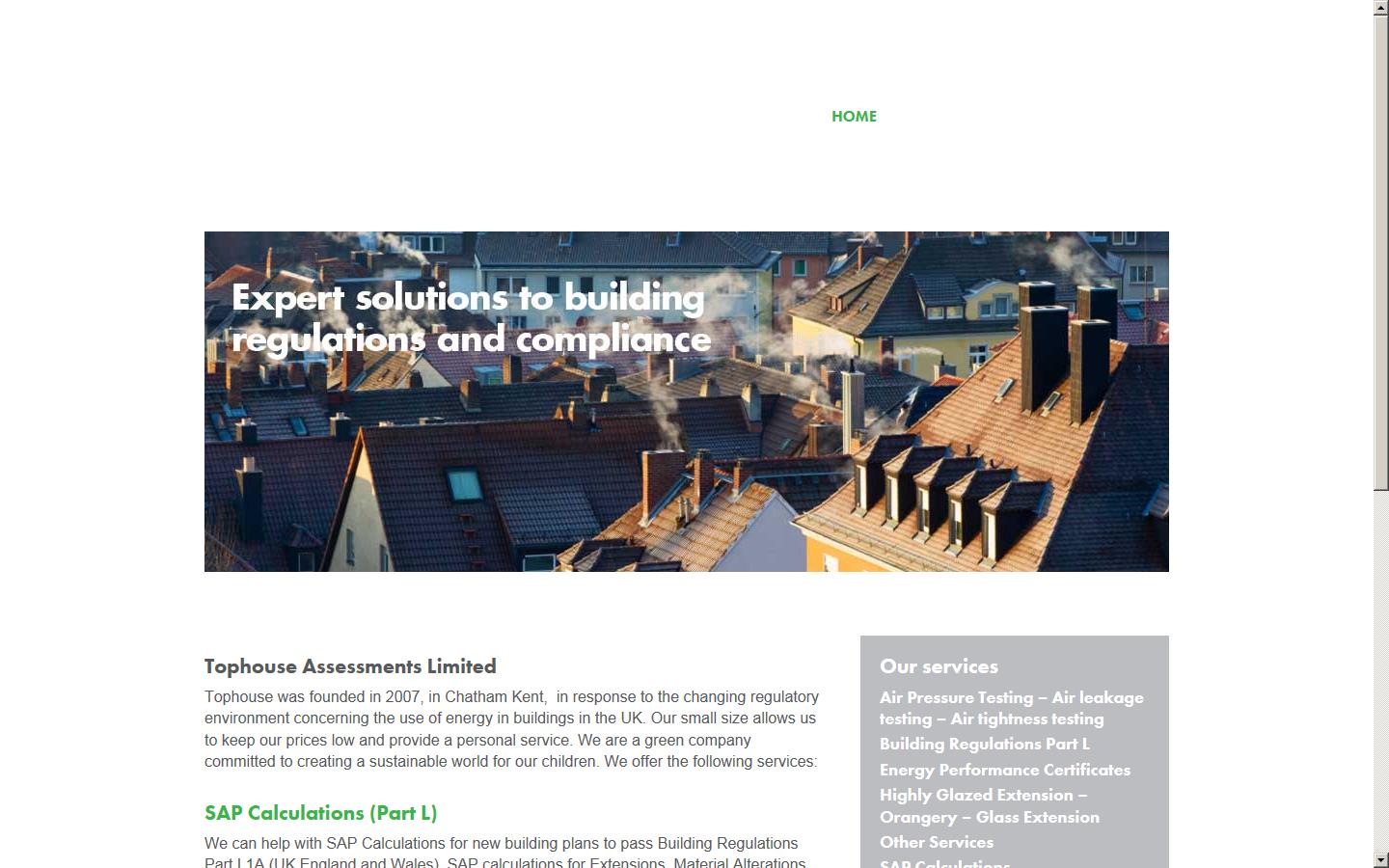Tophouse Assessments Ltd Website