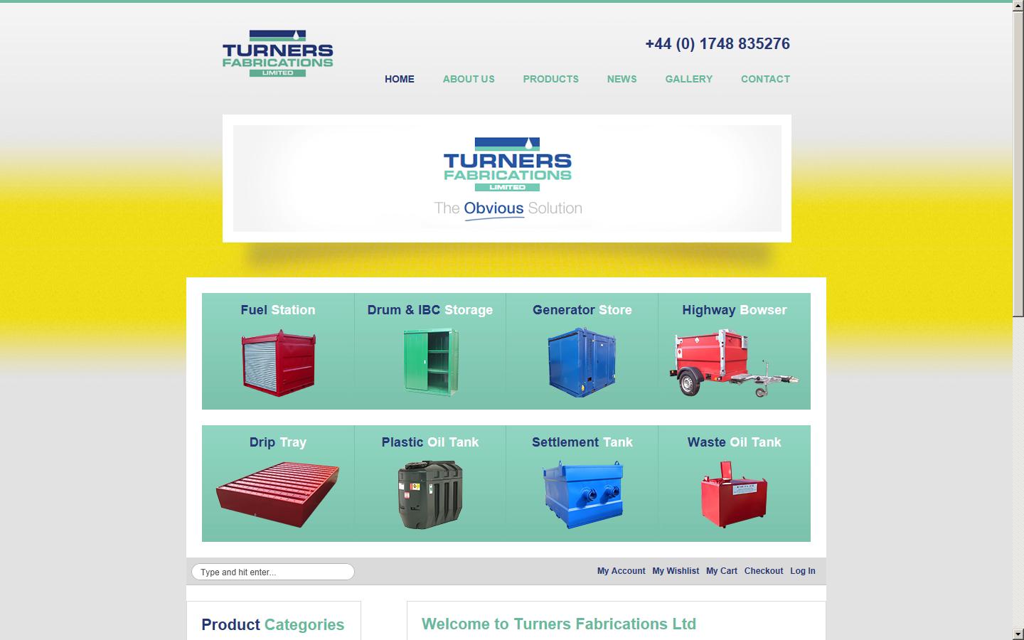 Turners Fabrications Website