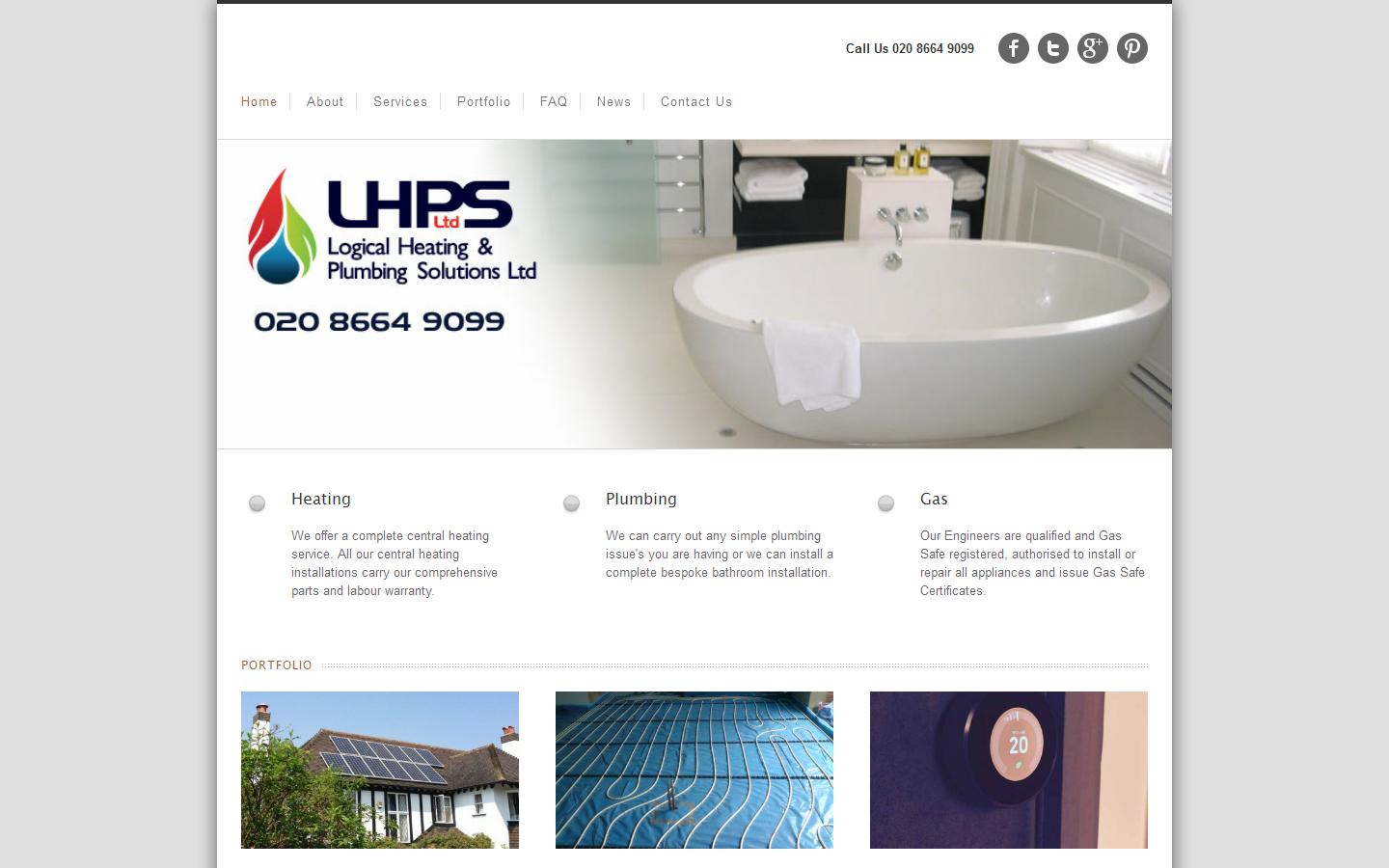 Logical Heating & Plumbing Solutions Ltd Website