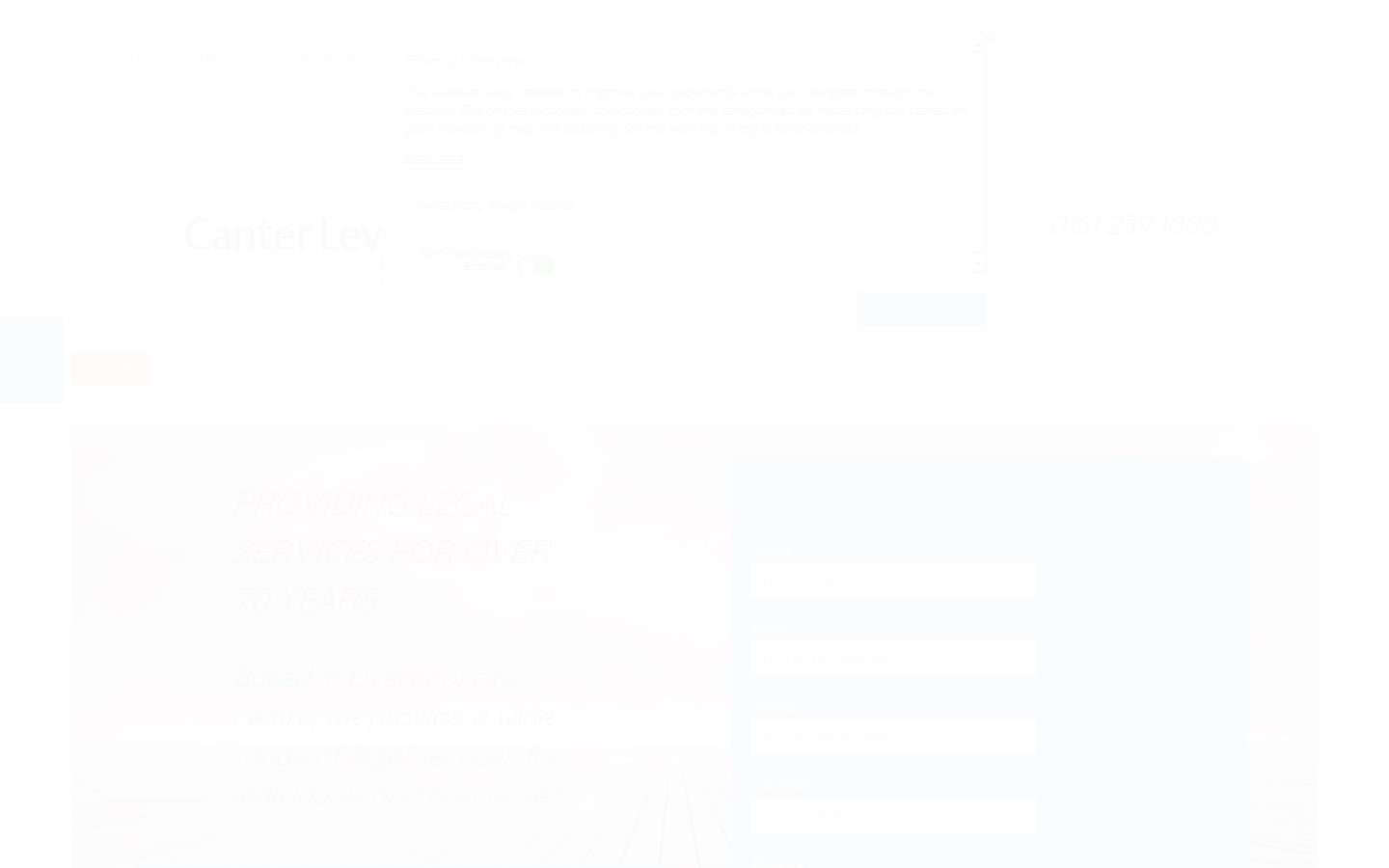 Canter Levin & Berg Solicitors Website