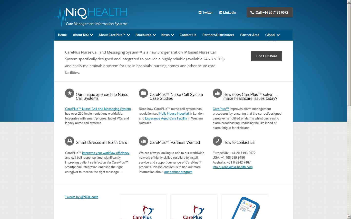 NiQ Health Ltd Website
