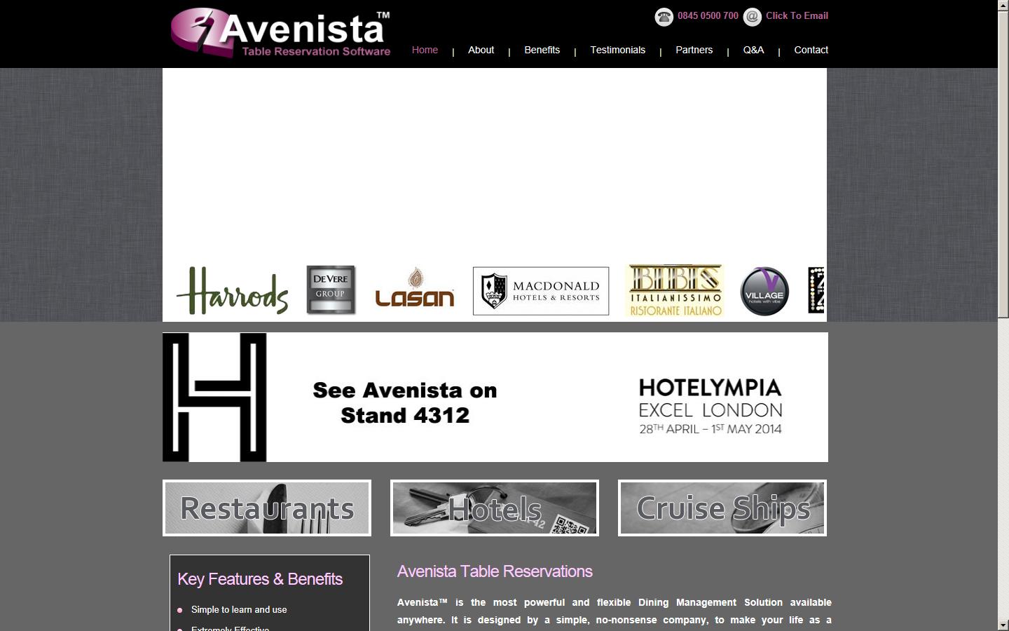 Avenista Website
