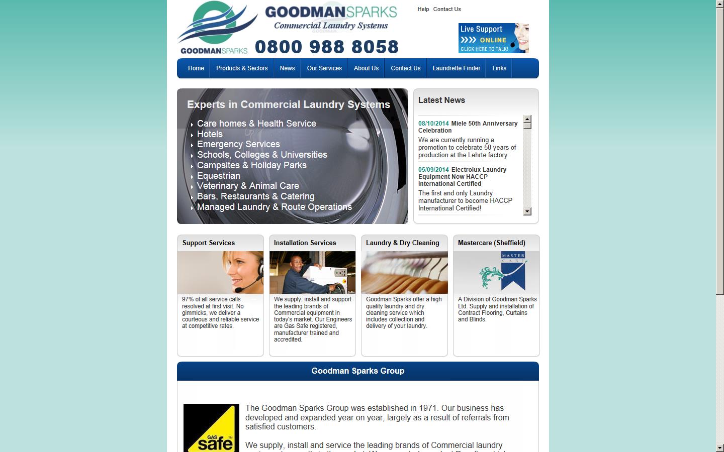 Goodman Sparks Website