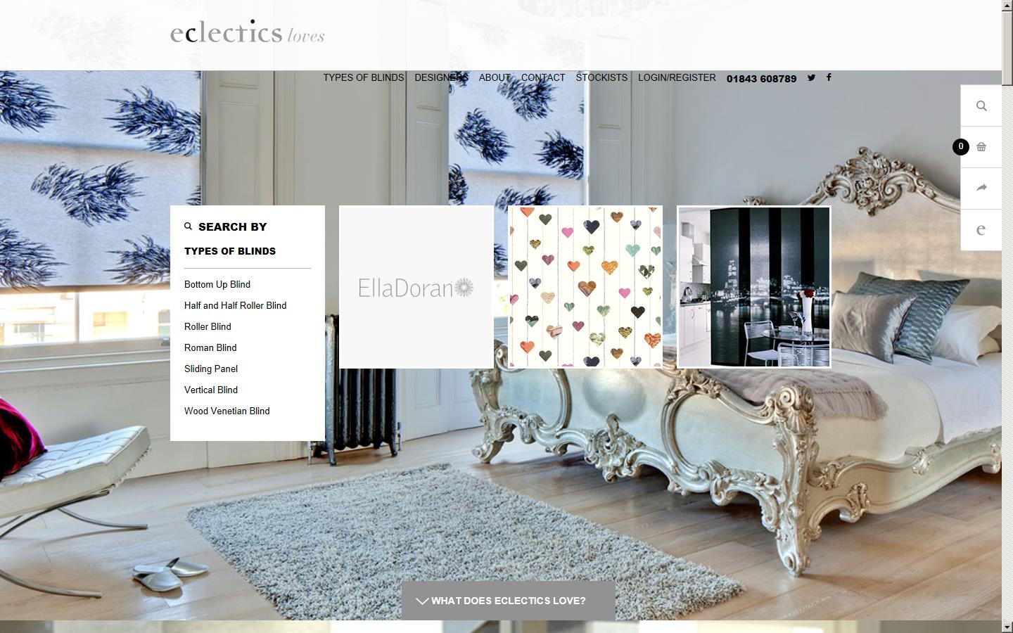 Eclectics Blinds Website