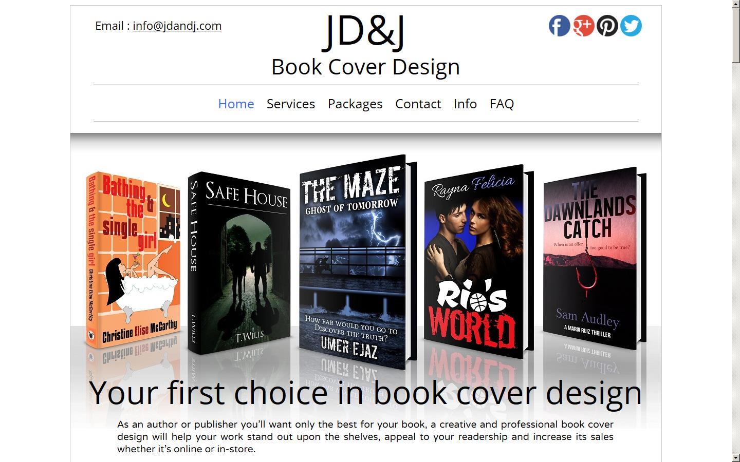 JD&J Book Cover Design Website