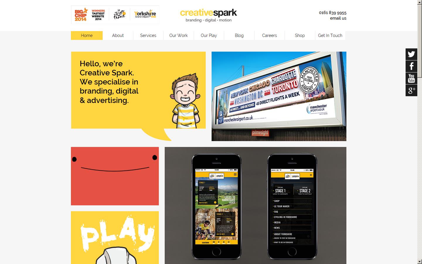 Creative Spark Website