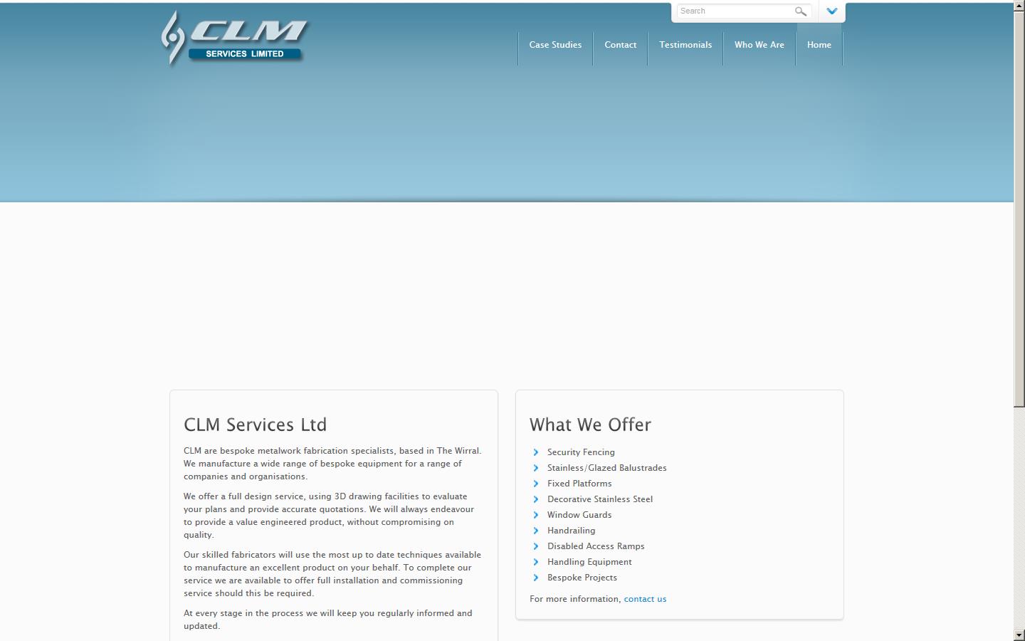 CLM Services Website