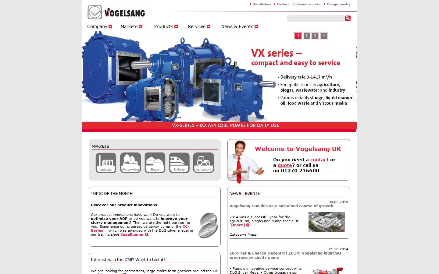 Vogelsang Website