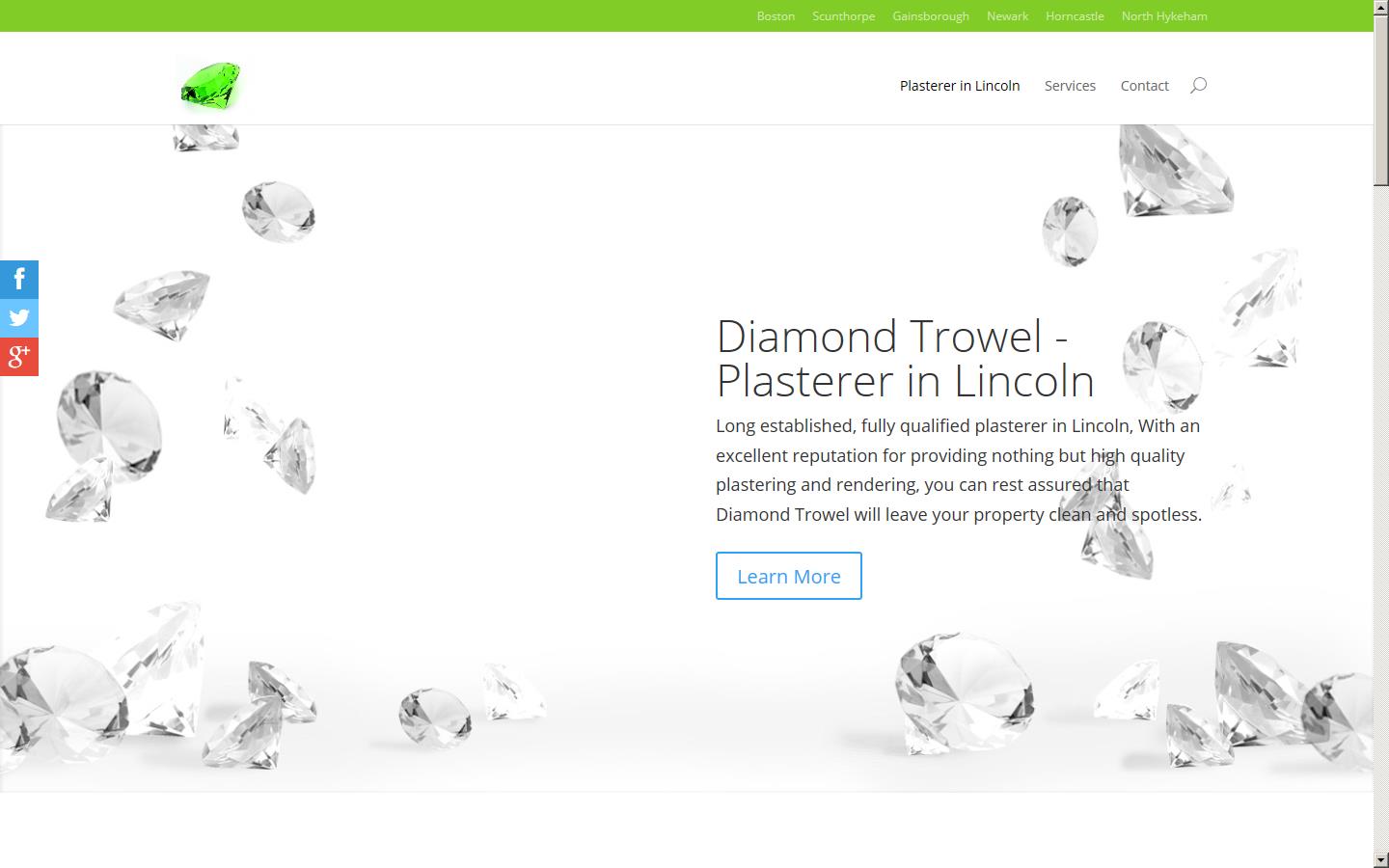 Diamond Trowel Website
