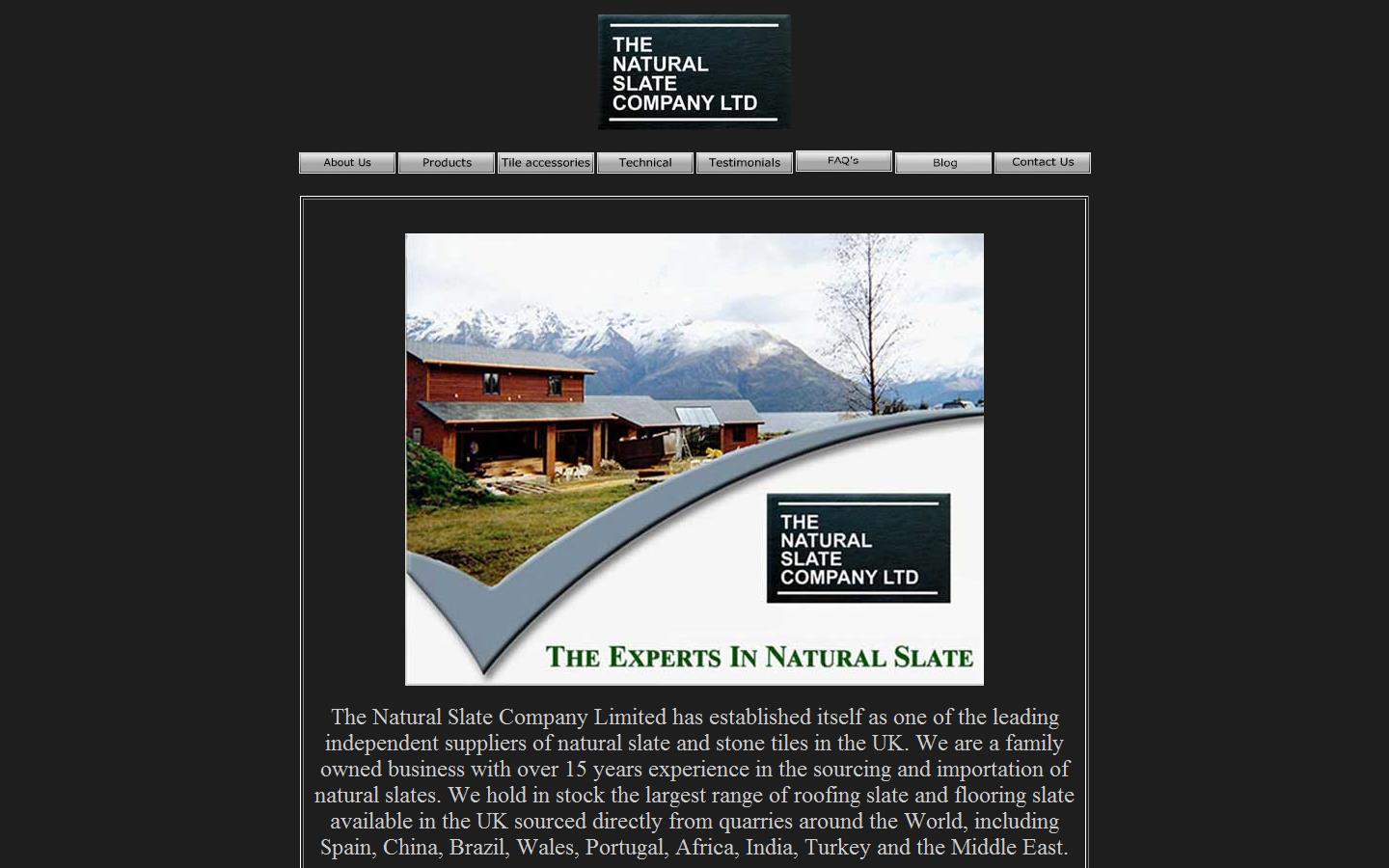 The Natural Slate Company Website
